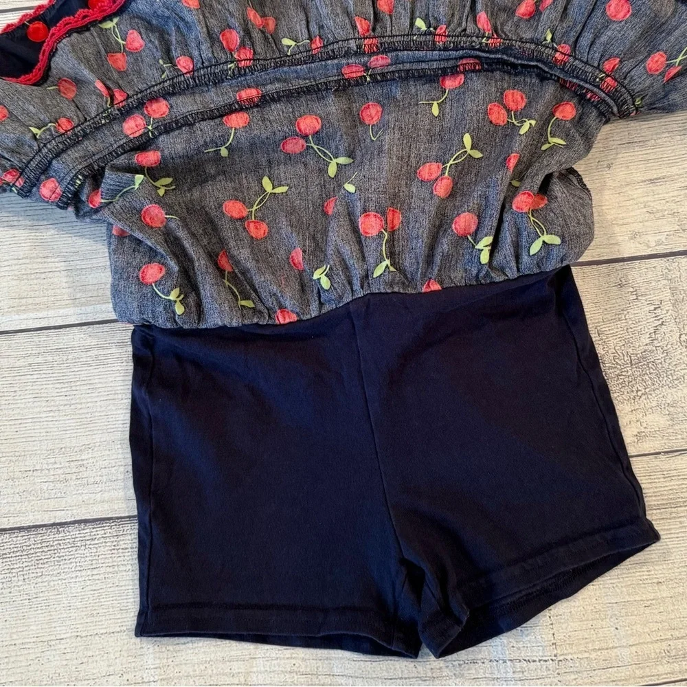 GYMBOREE Playful Cherry Embroidered Skort/size 5T